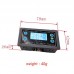 Voltmeter Ammeter Power Capacity Time Low-Voltage Over-Voltage Protections Charge Discharge Control