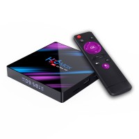 TV Set Top Box For Android 9.0 OS 4K HDR Ultra HD Dual WiFi Bluetooth 4.0 H96 Max RK3318 (4+64G)