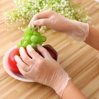 100pcs Disposable Gloves Large PVC Gloves Powder-Free Prevent Cross-Infection Cleaning Working L Size