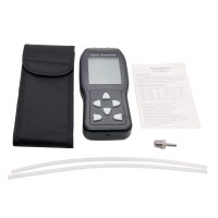 Handheld LCD Differential Gauge Tester Digital Manometer Air Pressure Meter with Dual Ports