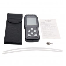 Handheld LCD Differential Gauge Tester Digital Manometer Air Pressure Meter with Dual Ports