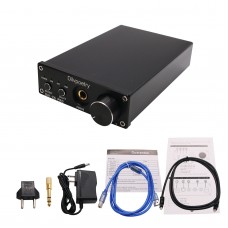 HiFI Headphone Amplifier DAC Decoder 24Bit/192kHz Coaxial/Optical/USB Stereo Audio DAC-X6 PRO Silver