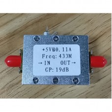 433M RF Low Noise Amplifier LNA Receiver Amplifier with CNC Aluminum Alloy Shell 