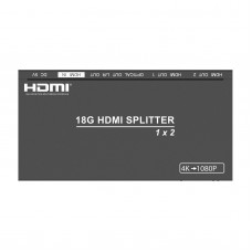 HDMI Splitter 1 In 2 Out HDMI Splitter 1x2 Support 4K 60Hz Audio Separation For LPCM Dolby HDV-B12SA