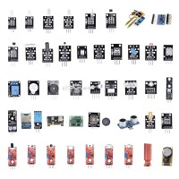 Pack of 45pcs Sensor Kit Learning Kit Sensors Modules For Arduino R3 Raspberry Pi MCU