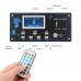 12V LCD Bluetooth MP3 Decoder Board WAV WMA Decoding MP3 Player Audio Module Support FM Radio AUX USB With Lyrics Display                                