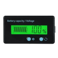 Battery Capacity Voltage Meter Indicator For Electric Vehicle Car Battery Lithium Lead Acid Battery 