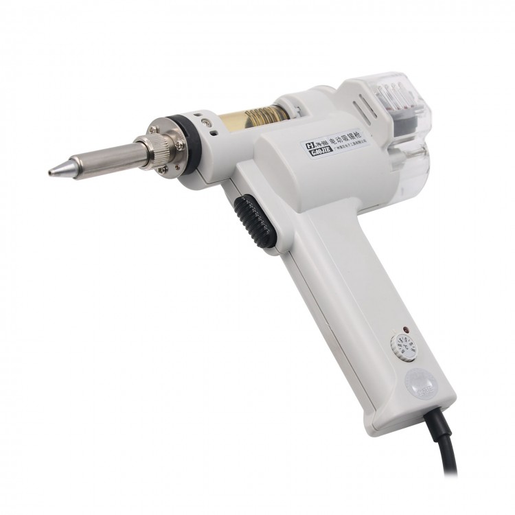 Electric Desoldering Gun DoublePump Desoldering Vacuum Gun 80W Heating
