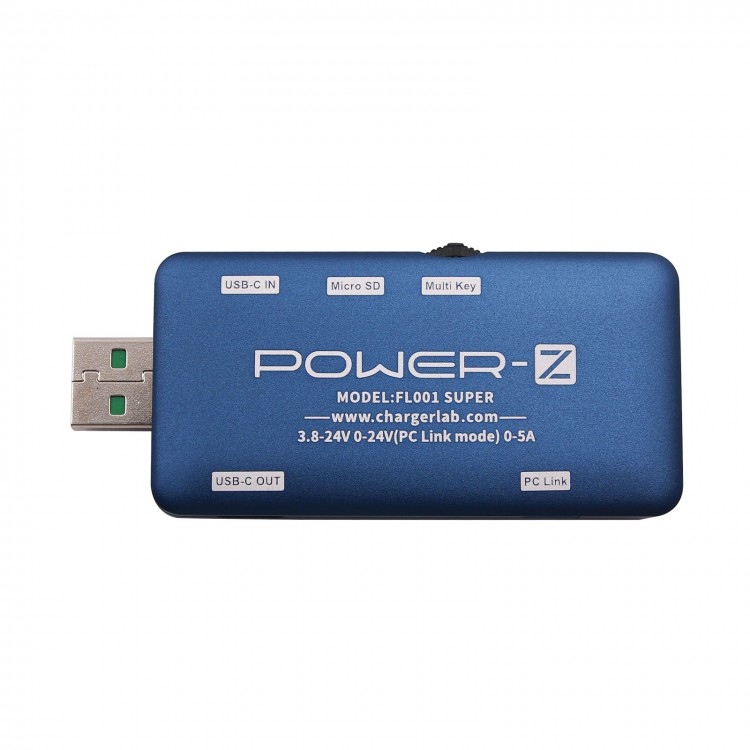 POWERZ USB PD Tester USB Power Tester Voltage Current Dual TypeC