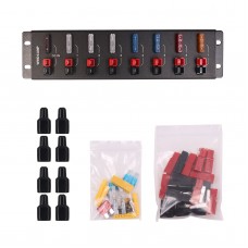 8-Port Powerpole Splitter Distributor Anderson Powerpole Screw Fixing For Shortwave Radios AP-8S