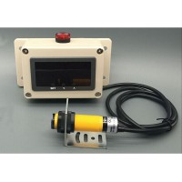 Production Digital Counter Display w/ Single IR Photoelectric Sensor 60dB Alarm Distance 70CM