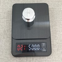 5kg/0.1g Coffee Scale Timer Digital Kitchen Scale Stainless Steel Food Scale with Timer LED Display