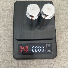 10kg/1g Coffee Scale Timer Digital Kitchen Scale Stainless Steel Food Scale with Timer LED Display  