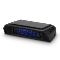 Solar Clock Portable Digital LED Clock & Calendar for Vehicle Auto car Truck C6 Blue Display