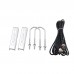 1/4 FM Transmitter Antenna Kit Outdoor Antenna Aluminum Alloy 87-108MHz Five Center Frequency CZE-GP2     