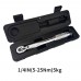 1/4 Torque Wrench Drive 5-25Nm Hand Wrench Tool Spanner Professional Vehicle Repair Tool Set