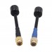 2pcs/set FPV Air Unit 5.4GHz-6GHz LHCP Antenna SMA for DJI Digital FPV Goggle System