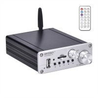2.1 Channel Amplifier Bluetooth 5.0 HiFi Power Amp For U Disk TF Card USB Decode (No Power Supply)