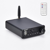 HiFi Bluetooth Amplifier TPA3116 50Wx2 BT5.0 For U Disk TF Card USB Decode (No Power Supply)