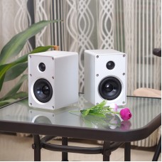 3" Passive Speakers Pair Bookshelf Speakers Stereo Aluminum Alloy Shell Wall Mount For Home Theater