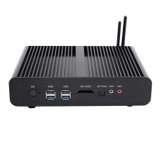 Mini Desktop Computer Fanless Mini PC Industrial Control Computer For Intel NUC i3-5005U 2.0GHz CPU