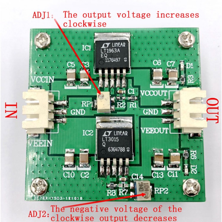 LT1963 LT3015 LDO Voltage Regulator DCDC Precision Linear Module Board