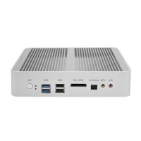 Fanless Mini PC Mini PC Desktop Computer i5-7260U CPU Frequency 2.2GHz-3.4GHz (Barebone System)