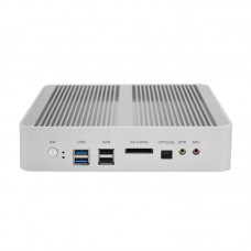 Fanless Mini PC Mini PC Desktop Computer i5-7260U CPU Frequency 2.2GHz-3.4GHz (Barebone System)