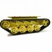 Tracked Chassis Metal Tank Chassis Smart Robot Car with 12V 300RPM 37 Motors TS100 Unassembled
