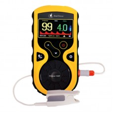 Handheld Adult Pulse Oximeter Color OLED SpO2 PR PI Monitor Prince-100F (with Adult Finger Probe)