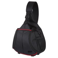 Camera Sling Backpack Bag Waterproof SLR Camera Sling Bag For Camera Lens Tripod PU5013B