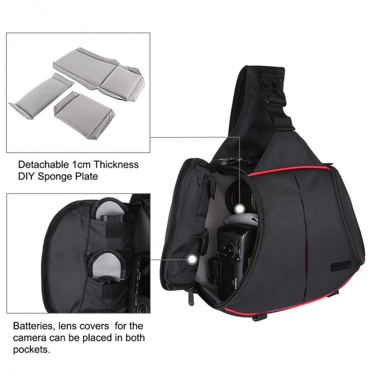 Camera Sling Backpack Bag Waterproof SLR Camera Sling Bag For Camera