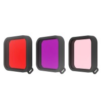 Color Filter Color Lens Square Filter For DJI Osmo Action Camera Underwater Housing PU352