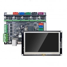 Makerbase MKS Robin Nano 3D Printer Motherboard ARM Control Board with 4.3 Inch Touch Screen