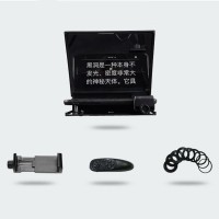 DSLR Camera Teleprompter Portable Prompter with 147x126mm Screen for Interview Shooting Video Live 