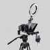Camera Mobile Phone Teleprompter Portable Prompter 147x126mm Screen for Interview Shoot Video Live 