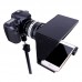 DSLR Camera Teleprompter Portable Micro SLR Camera Prompter for Interview Shoot Video Speech Live 