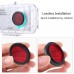 32mm Underwater Filter Color Filter For HAWEEL PULUZ Phone Diving Cases iPhone Huawei Samsung PU8002
