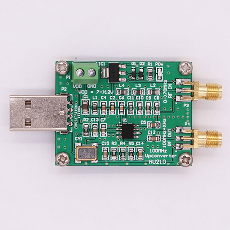 SDR Upconverter Module 070MHz Input Frequency with USB Interface For