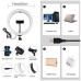 7.9" Selfie Ring Light Dimmable Ring Light LED Fill Light with Cellphone Clamp PTZ For Video PU459B  