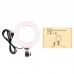 4.7" Dimmable Ring Light LED Ring Fill Light with Cold Shoe Tripod Ball Head For Photography PU431F