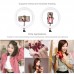 10.2" Selfie Ring Light Video Ring Fill Light w/ Cellphone Clamp Tripod Ball Head 80 LED Beads PU456F