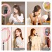 10.2" Selfie Ring Light Video Ring Fill Light w/ Cellphone Clamp Tripod Ball Head 80 LED Beads PU456F