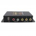 2 Antenna Car DVB-T MPEG-4 Digital TV Dual Tuner TV Receiver TV Box 4 Video Output for Car DVD Monitor  