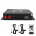 2 Antenna Car DVB-T MPEG-4 Digital TV Dual Tuner TV Receiver TV Box 4 Video Output for Car DVD Monitor  