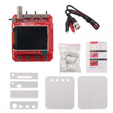 DSO138mini Portable Digital Oscilloscope Assembled with Transparent Shell Upload Data to PC 