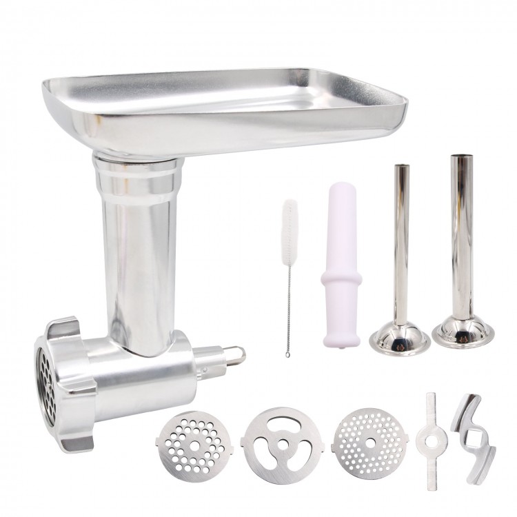 Meat Grinder Attachment Steel Meat Grinder Sausage Stuffer Kit For