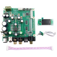 ES9038Q2M DAC Board Decoder w/ Display Screen Support IIS DSD Optic Fiber Coaxial Input 384K DOP128