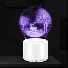 USB LED Mosquito Killer Lamp Photocatalytic Mosquito Killer Light (USB Interface+Plug)