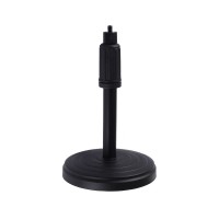 Desktop Tripod Ring Light Tripod Stand with Round Base Adjustable Height 18-28cm PU390